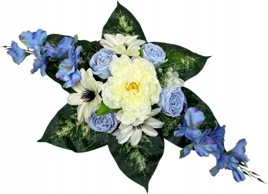 Csokor Nád Kompozíció Sír Temető Művirágok