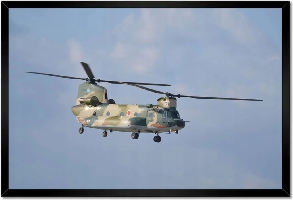 Poszterek keretben 60x40 Katonai helikopter