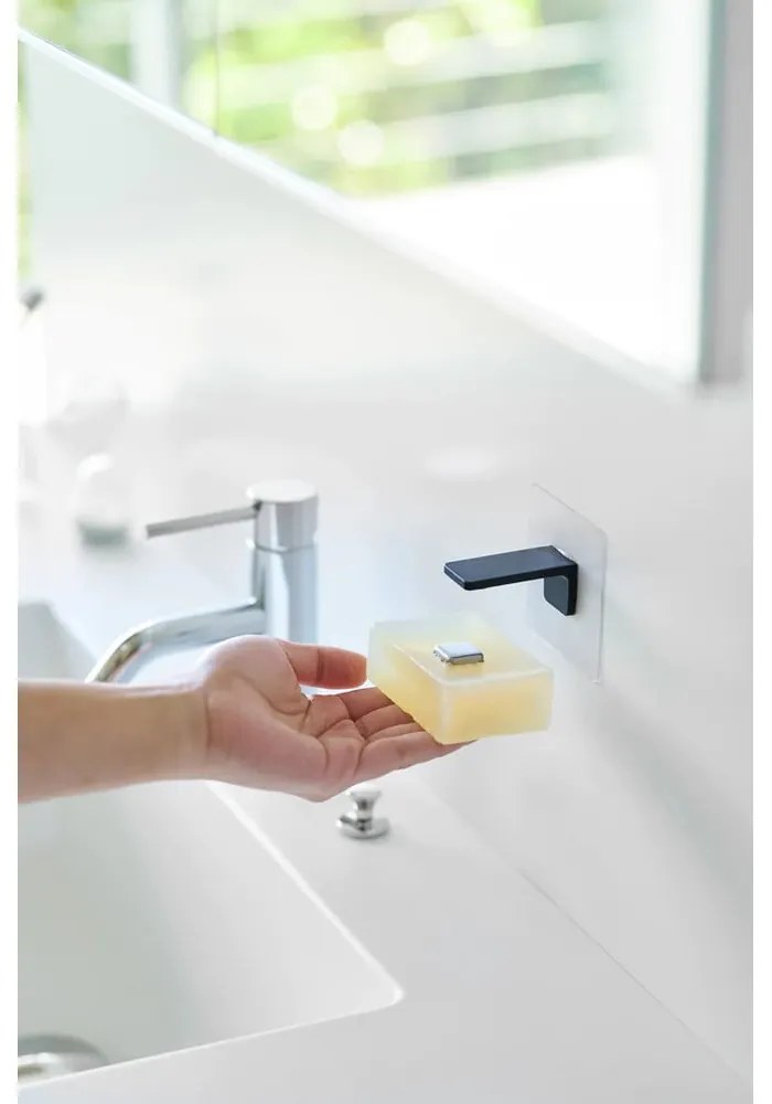 Fekete öntapadós műanyag mágneses szappantartó Film Hook – YAMAZAKI