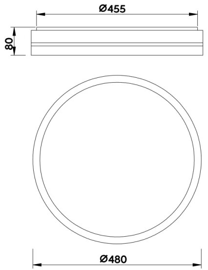 Globo 41759-40 - LED Dimmelhető mennyezeti lámpa MANNI LED/40W/230V + távirányító