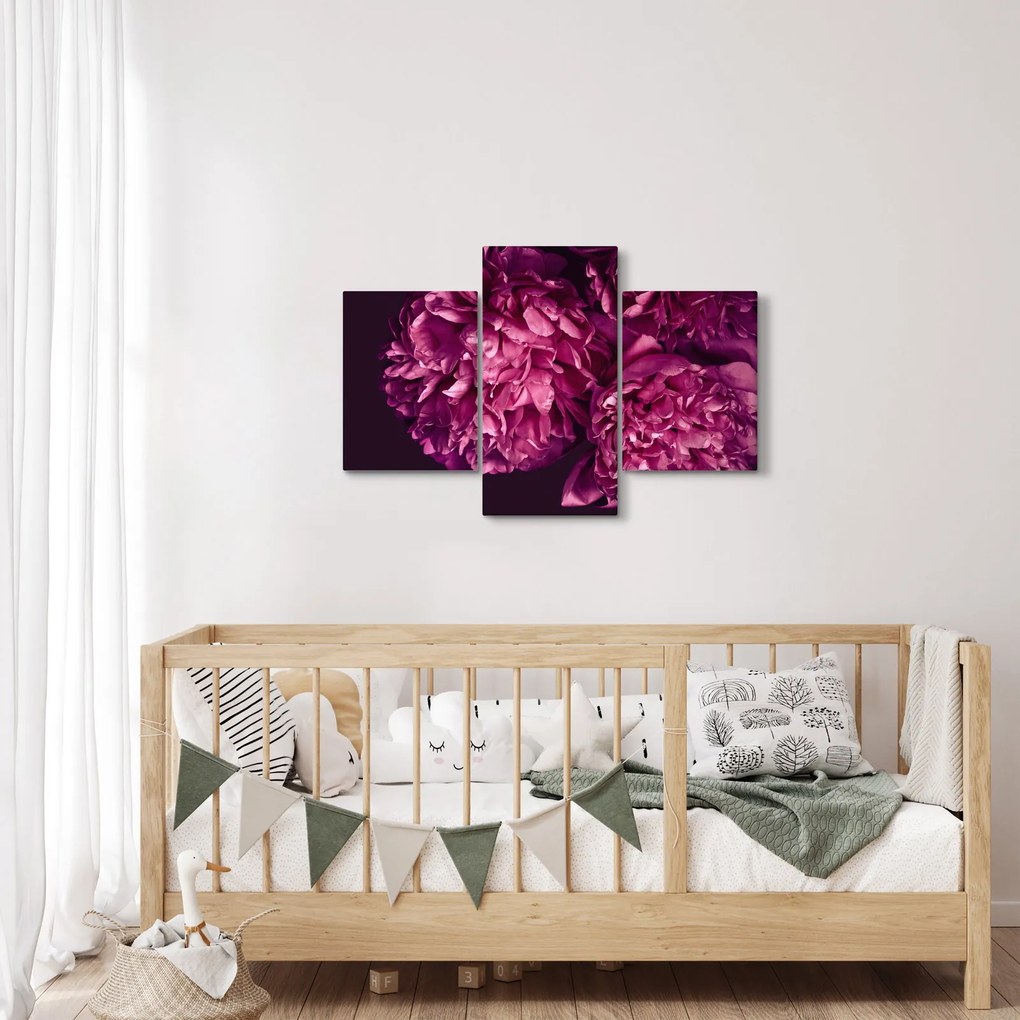 Kép - Csokor pünkösdi rózsa (90x60 cm)