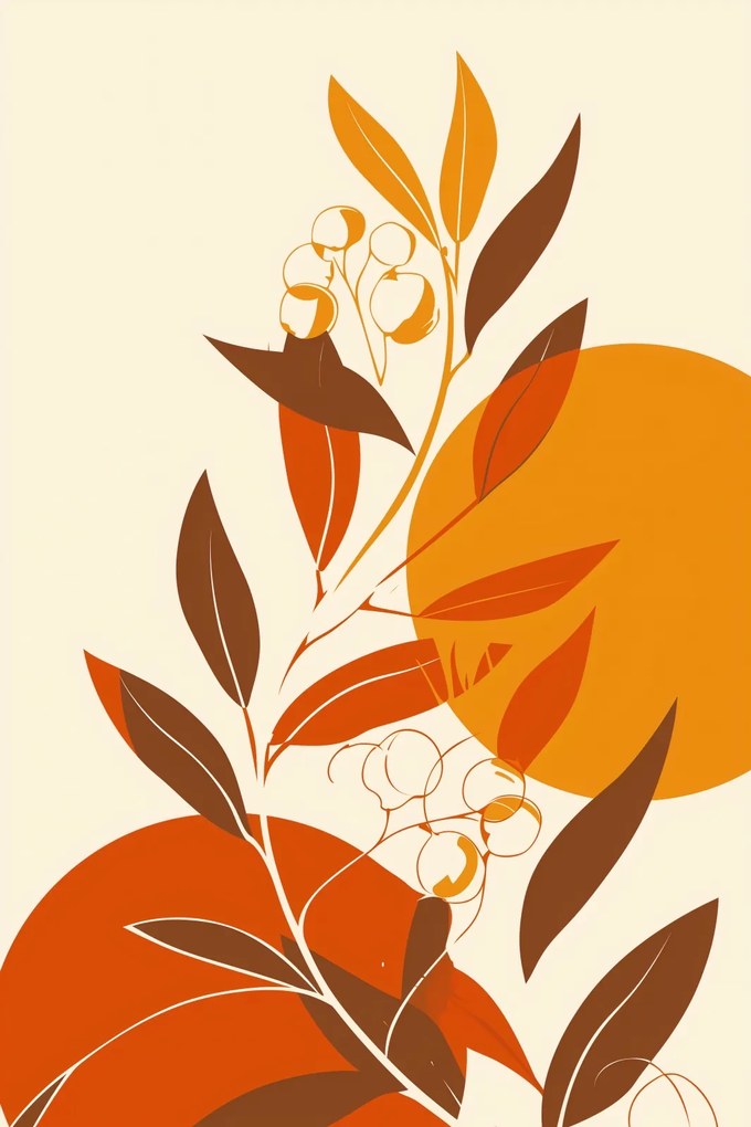 Poszter 20x30cm Meleg őszi szél