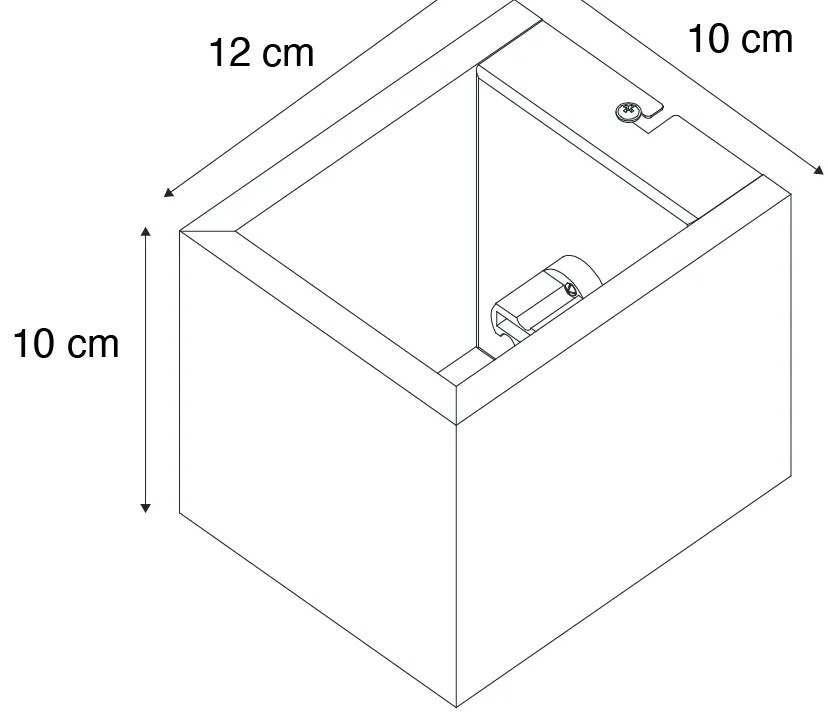 Rusztikus fali lámpa tölgyfából - Transfer