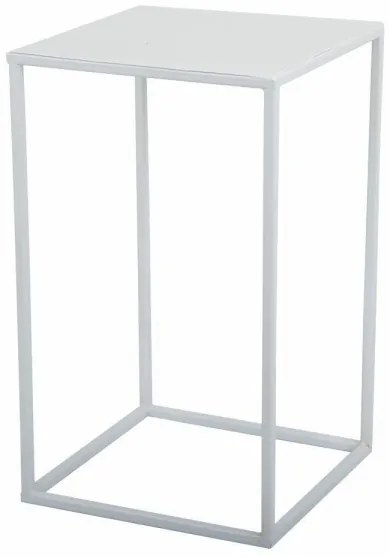 Virágállvány 40x24 cm, fehér