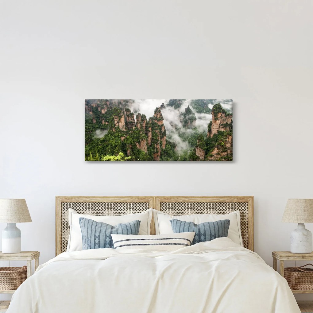 Kép - Zhangjiajie Nemzeti Park, Kína (120x50 cm)