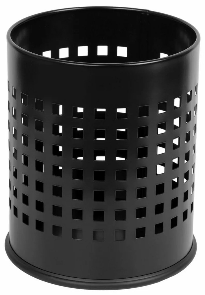 Alda Officer perforált szemetes 7 l, fekete, 7 l