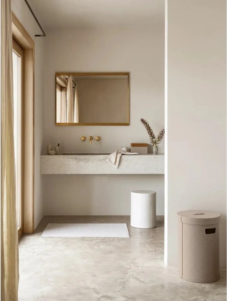 Krémszínű frottír bio pamut törölköző szett 2 db-os 30x50 cm Riva – Blomus