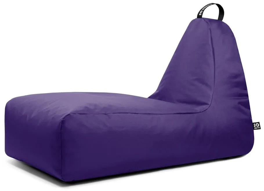 Lila babzsákfotel Chill XXL – So Soft?