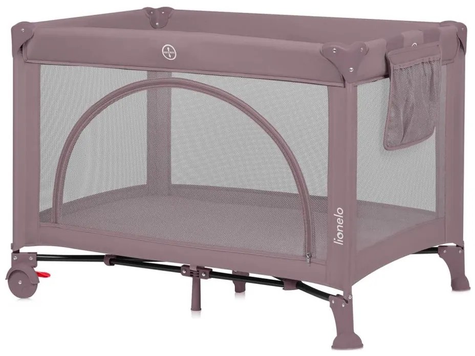 Lionelo - LAURA utazó kiságy rózsaszín nude
