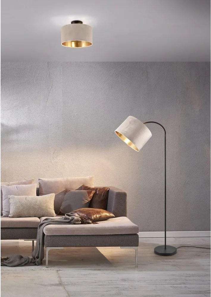 Fekete-bézs mennyezeti lámpa ø 30 cm Julieta – Trio