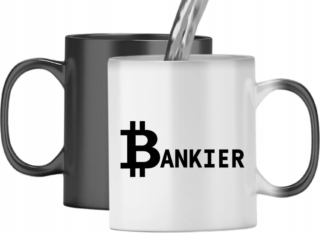 Mágikus Bögre Bankároknak Színváltós Nyomtatott Fényképpel