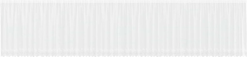 vidaXL Csipkés Függöny függönyökkel Fehér 180 x 1200 cm Poliészter