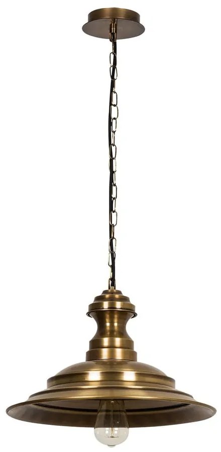 Bronzszínű függőlámpa fém búrával ø 39 cm Sivani – Opviq lights