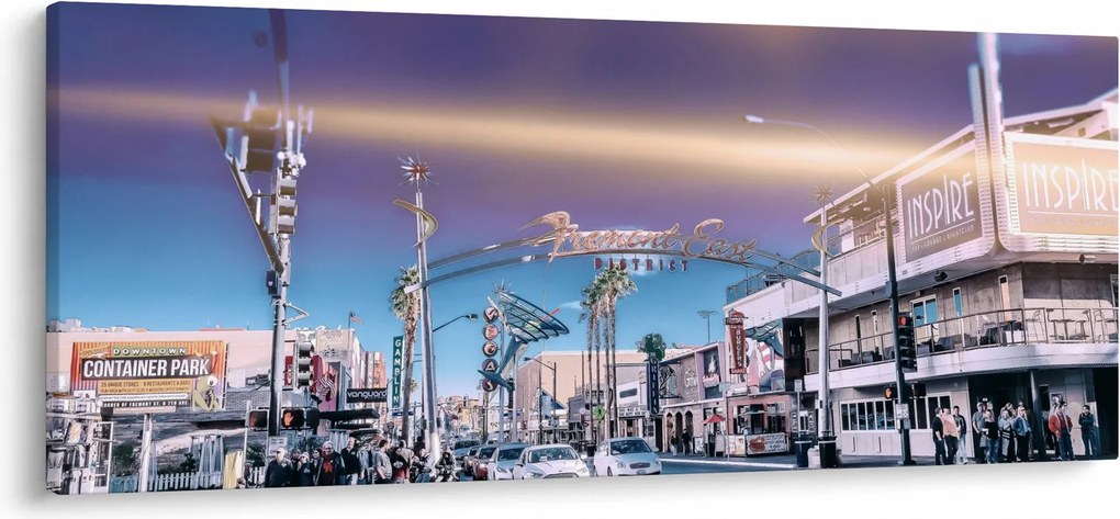 Kép egy utcáról Las Vegasban (120x50 cm)