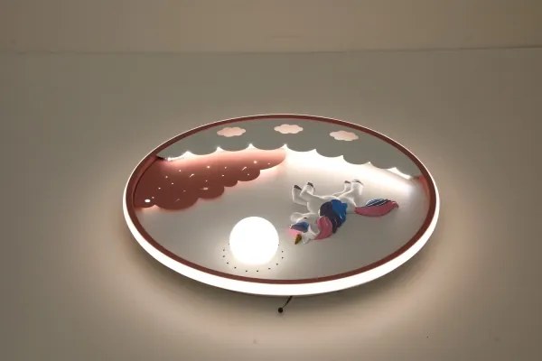 Brilagi -LED dimmelhető gyerekszobai mennyezeti lámpa UNICORN LED/68W/230V 3000-6000K+távirányító