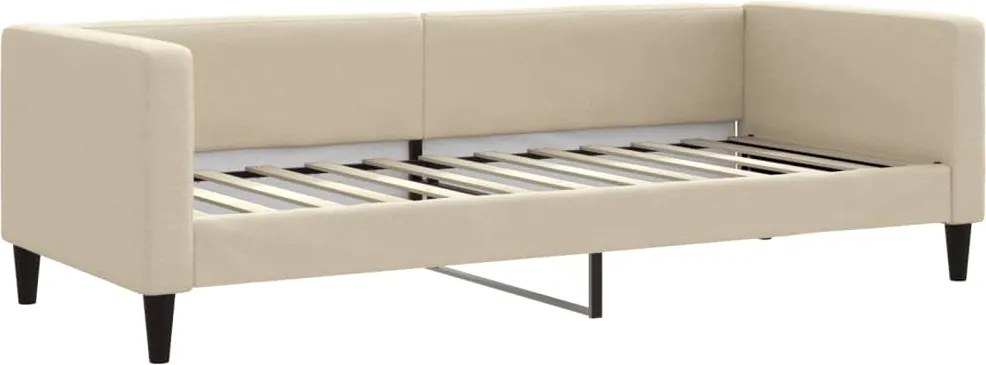 vidaXL krémszínű szövet kanapéágy 80 x 200 cm