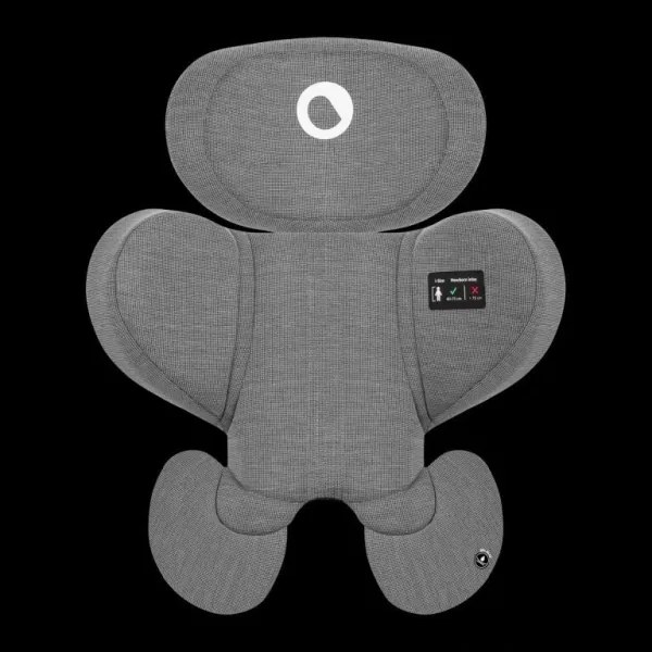 Lionelo HARMONY i-Size 40-150 cm forgatható autósülés alapzattal, fekete/szürke