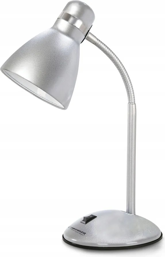 Asztali Éjjeli Lámpa Asztali Led Izzó E27 12W Klasszikus Ezüst