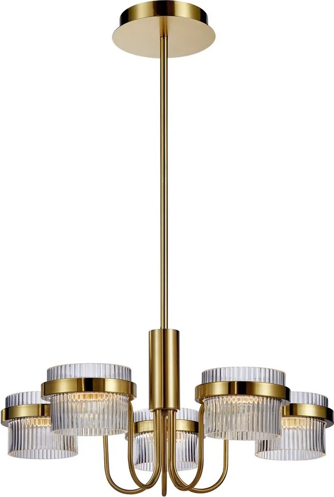 Italux glamour klasszikus csillár tiara átlátszó arany itx5902854539758