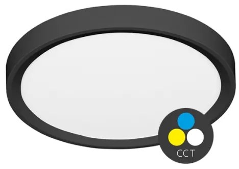 Ecolite W007-CCT/32W/CR - LED Mennyezeti lámpa SALY LED/32W/230V IP40 fekete