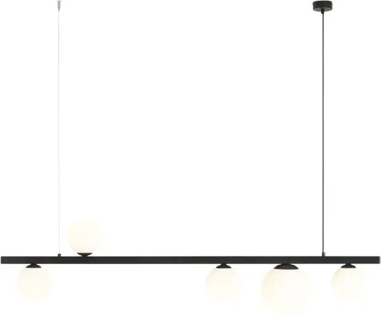 ALDEX 1099F1 GARDA Modern Függesztett Lámpa Fekete E14, E27 IP20