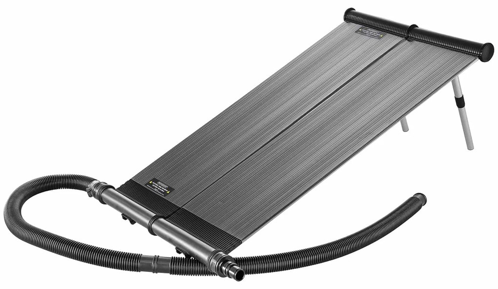 Deuba Napelemes vízmelegítő panel 116x66x6 cm - antracit