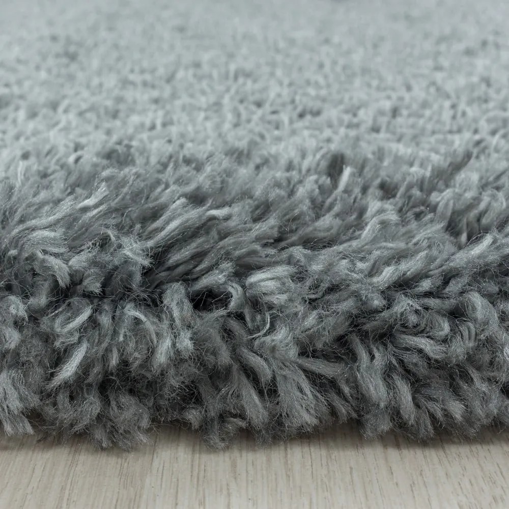 Szürke futószőnyeg 80x250 cm Fluffy – Ayyildiz Carpets