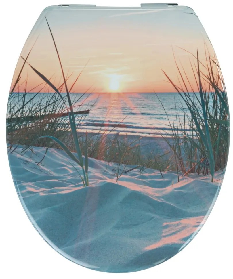 WC-ülőke automatikus záródással 37,5 x 45 cm Sunset – Allstar