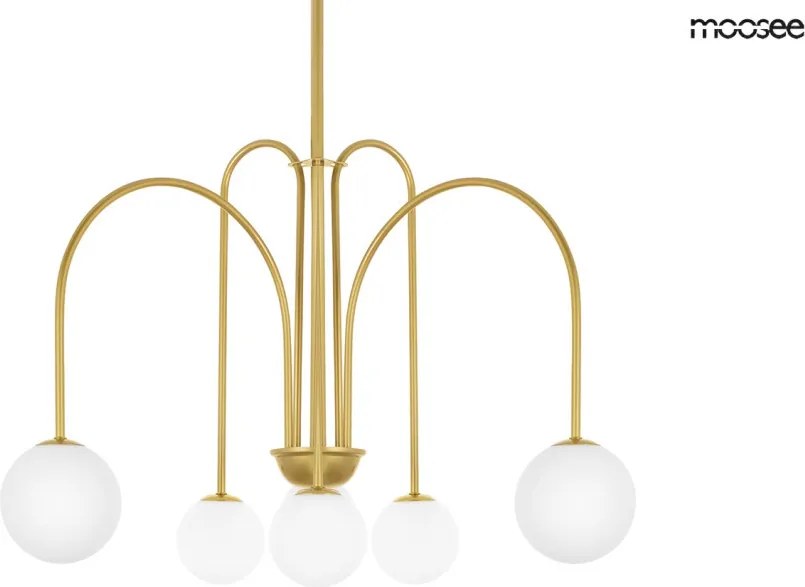 KING HOME MSE010100318 NERI Glamour Csillár Fehér, Arany G9 IP20