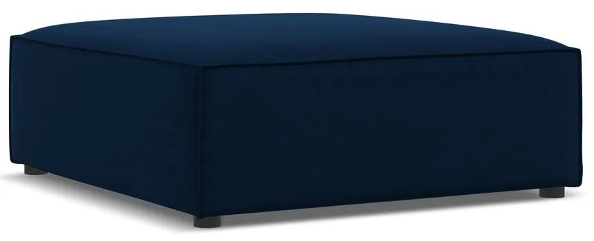 Sötétkék bársony lábtartó Jodie – Micadoni Home