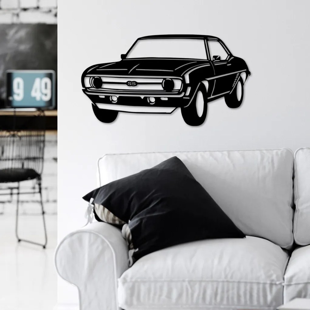 Chevrolet fém fali dekoráció, 60×33 cm