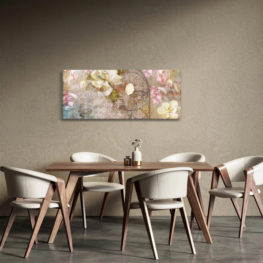 Kép - Virág dísz (120x50 cm)