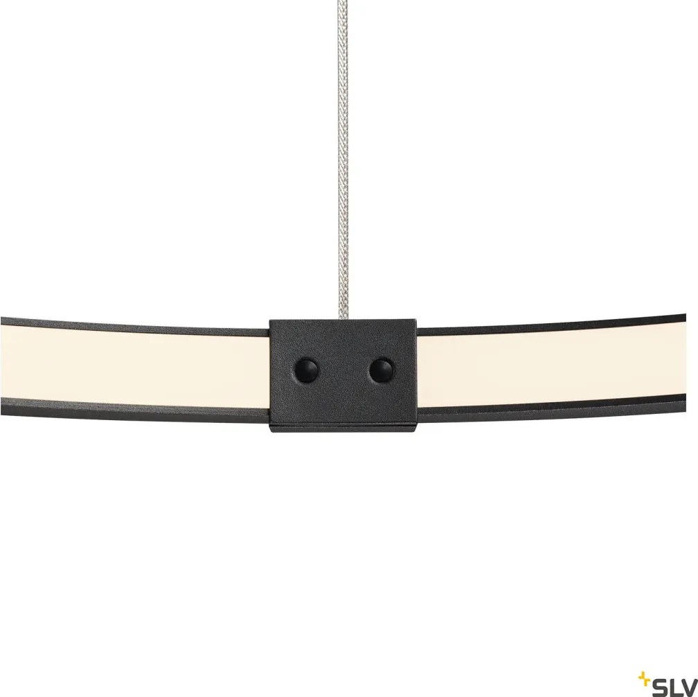 SLV 1002909 ONE Modern Led Függesztett Lámpa Fekete LED IP20