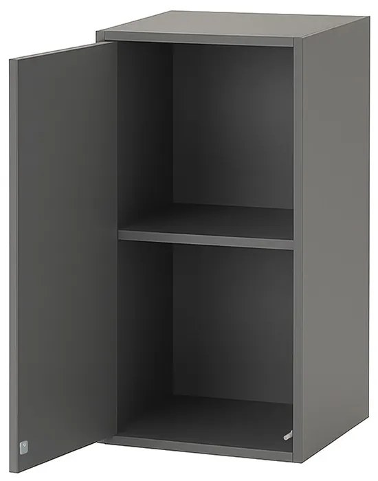 Boxie 1 ajtós fali szekrény 80x40x37 cm antracit