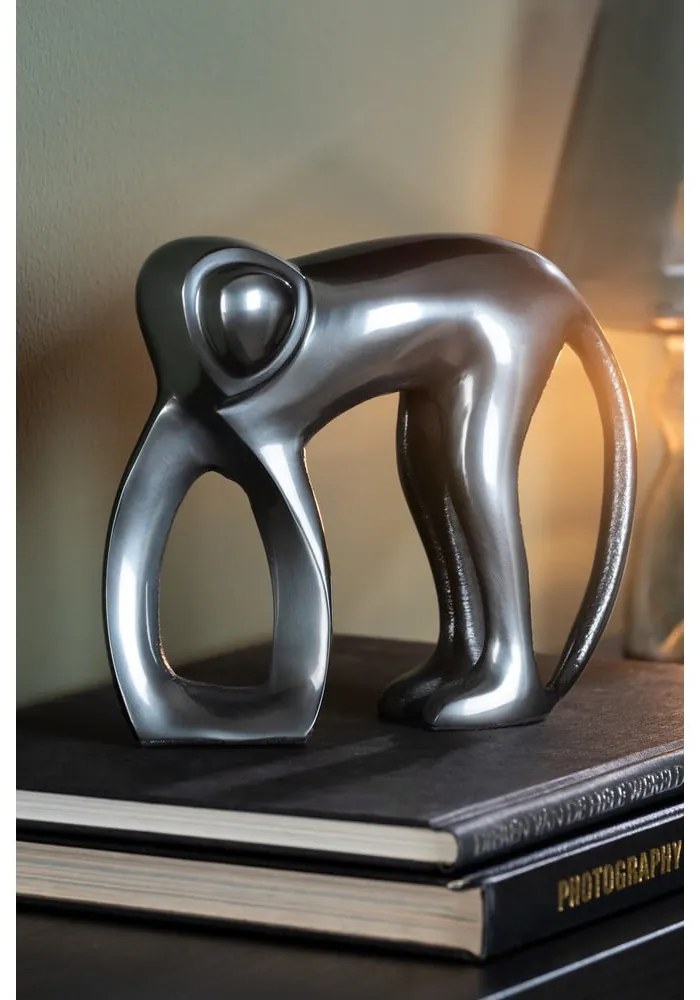 Fém szobor (magasság 15 cm) Monkey – PT LIVING