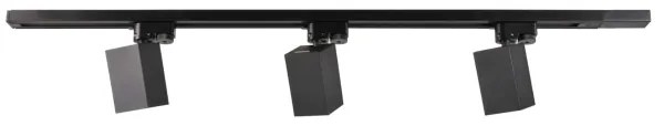 Spotlámpa sínrendszerhez SQUARE 3xGU10/10W/230V + 1 m sín rendszer