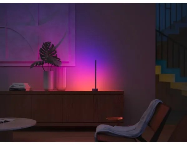 Philips Hue LED RGB asztali lámpa, állítható, 12W, 230V, 2000-6500K, fekete