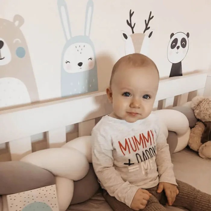 INSPIO Állatos falmatricák gyerekszobába