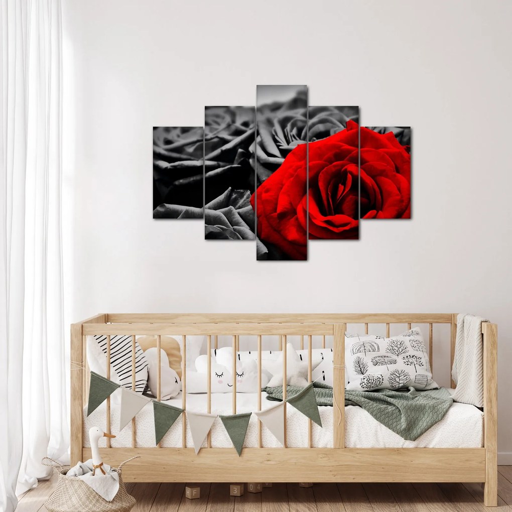 Kép - Rózsa virágok (150x105 cm)