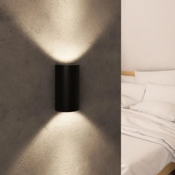 RED - Design Rendl - R12593 - LED Fali lámpa DAFFY LED/6W/230V fekete