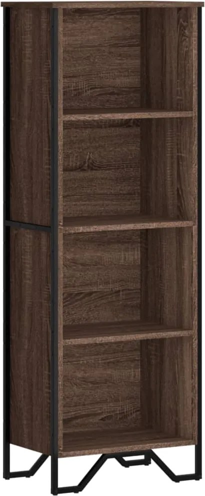vidaXL barna tölgy színű szerelt fa könyvszekrény 50 x 31 x 137,5 cm