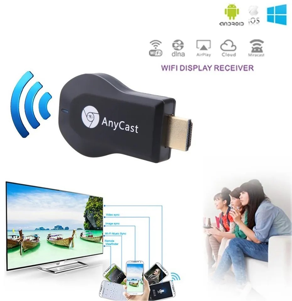 NewLine AnyCast-HDMI SmartBox TV okosító készülék RAM-MD336