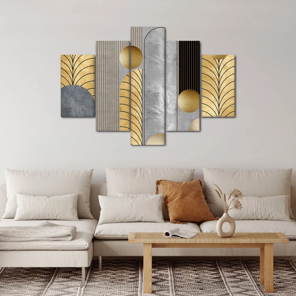 Kép - Arany díszek (150x105 cm)