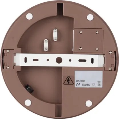 Brilagi - BENE LED kültéri mennyezeti lámpatest LED/24W/230V átm. 26 cm barna IP54