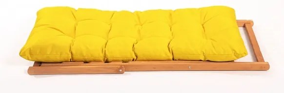 Kerti napozóágy sárga/cseresznye