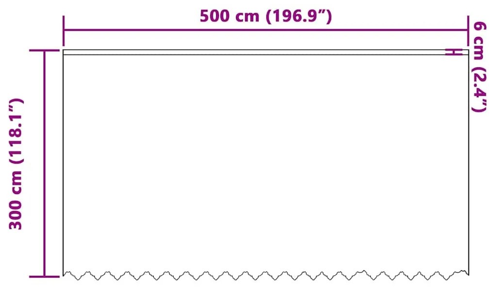 Függönyök függönyökkel Virágos Fehér 500 × 300 cm Poliészter