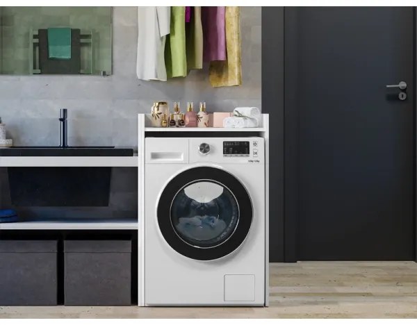 Mosógép szekrény POLA 98x64 cm fehér