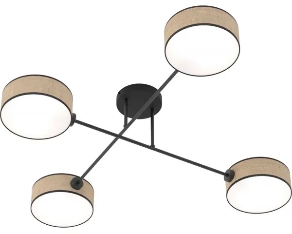 Felületre szerelt mennyezeti csillár MAGA 4xE14/10W/230V bézs