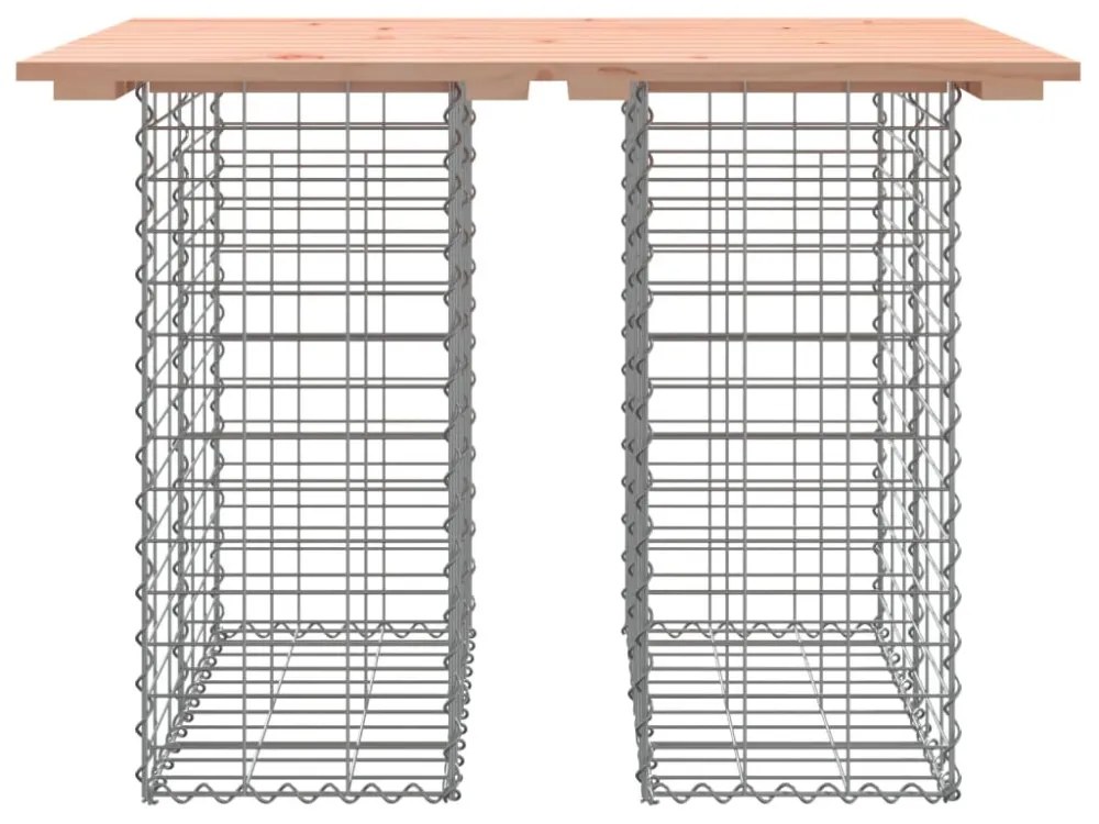 tömör duglászfenyő gabion kerti pad 100x70x72 cm