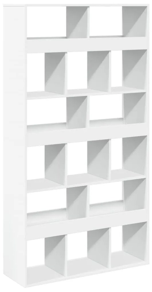 fehér szerelt fa térelválasztó 100 x 33 x 187,5 cm